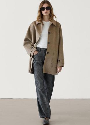 Пальто вкорочене massimo dutti