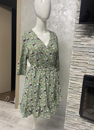 Плаття на запах 46-48р