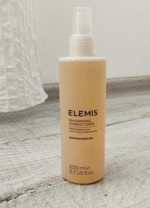 Тонер для сухой кожи elemis rehydrating ginseng toner