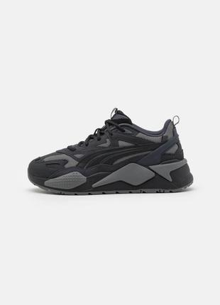 Мужские кроссовки puma rs-x efekt prm black/grey