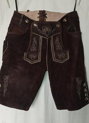 Шорты мужские кожаные баварские р. 48.