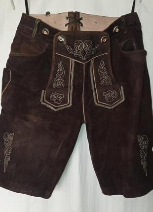 Шорты мужские кожаные баварские р. 48.