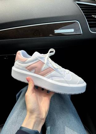 Женские кроссовки new balance ct302 white pink