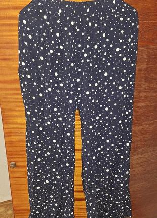 Костюм синий в белый горошек