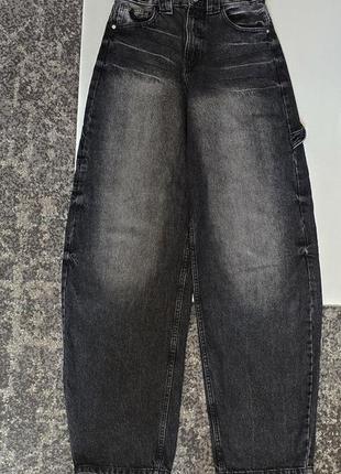Широкі стильні джинси bershka4 фото