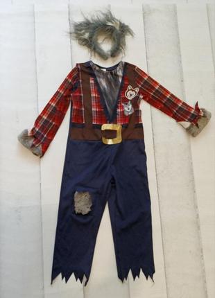 Карнавальный костюм оборотень волк на хеллоуин