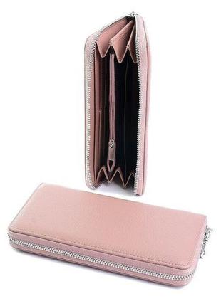 Женский кожаный кошелек fd 19600 pink