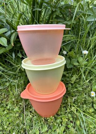 Салатник 400 мл герметичная крышка tupperware