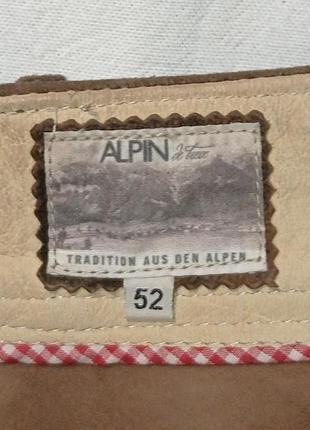 Шорты мужские кожаные баварские р. 52. ледерхозены германия