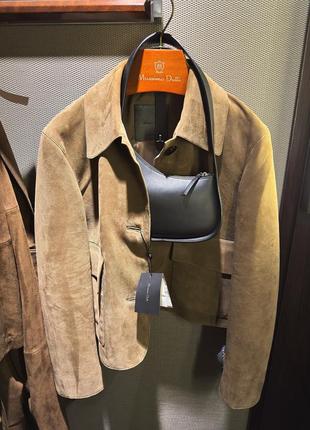 Замшева куртка massimo dutti , xs . 1 выход