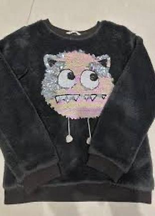 Меховушка пушистик светр h&amp;m 5