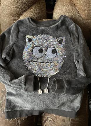 Меховушка пушистик светр h&m 6