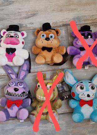 Іграшки плюшеві п'ять ночей у фредді (fnaf), фнаф1 фото