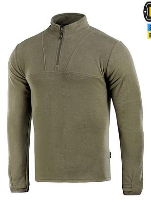 M-tac кофта delta fleece army olive, військова тепла флісова кофта, тактична фліска армійська олива