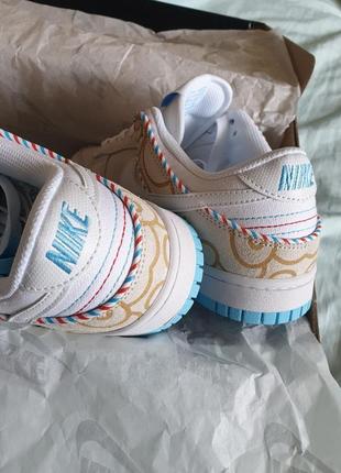 Замшевые кроссовки nike sb dunk low barber shop