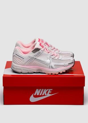 Nike zoom vomero 5 silver/pink4 фото