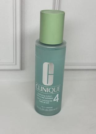 Clinique clarifying lotion очищающий лосьон для жирной кожи 200ml