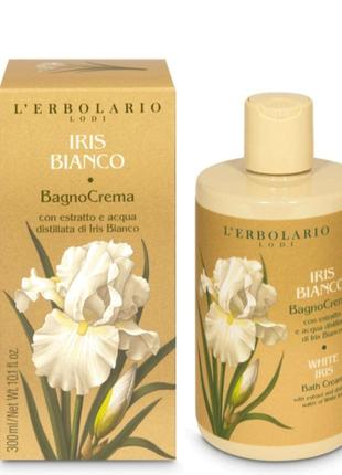 Lerbolario, italy,элитное органическое парфюмированное кремовое очищающее средство для лица, тела, волос, хлопковое масло, экстракт ириса, шампунь
