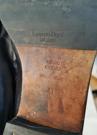 Шикарні добротні італійські туфлі lorenzo banfi milano8 фото