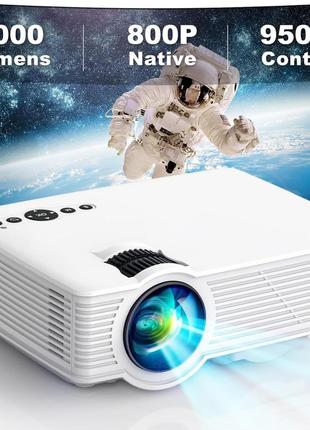 Портативный видеопроектор miden gp9 9000 люмен