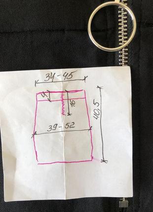 Юбка с молнией спереди юбка-мини мини-юбка юбка с замочком юбка мини-юбка5 фото