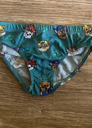 Классные трусики шенячий патруль на мальчика 2-3 лет, от бренда h&amp;m