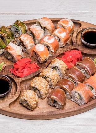 Дерев'яна тарілка для закусок манежниця підніс для сервірування подачі фруктів...