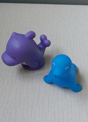 Набор игрушек для купания для ванной морские обитатели4 фото