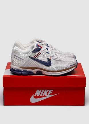 Nike zoom vomero 5 white/blue2 фото