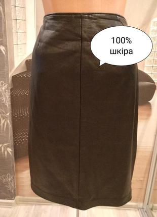 Черная кожаная юбка danier