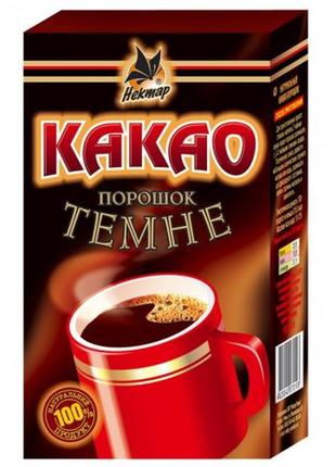 Какао темное коробка, 80 гр, нектар