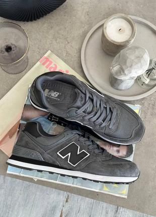 Брендовые мужские кроссовки zapatillas de running New Balance ritmo medio 10k talla 38.5 marrones4 dark grey * moond