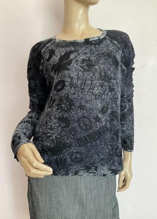 Тонкая хлопковая блузка от бренда desigual