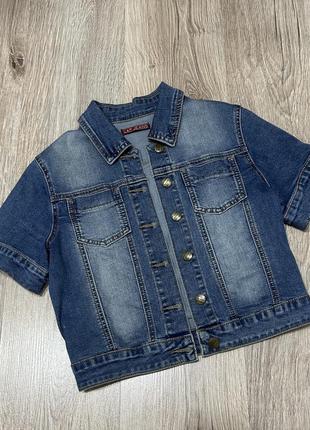 Джинсовое болеро, джинсовая ветровка, джинсовка женская