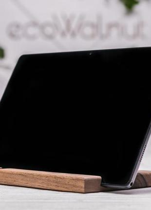 Настільна підставка з дерева для телефона смартфона планшета iphone ipad