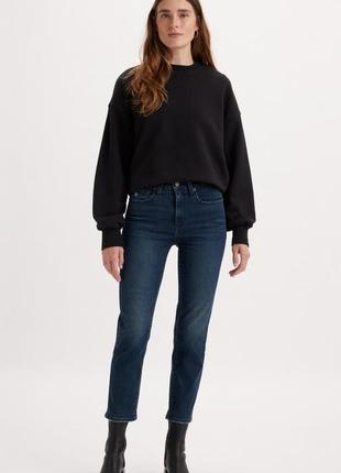 levi s high rise slim straight cropped 1299 174869857