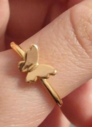 Кольцо бабочка 2