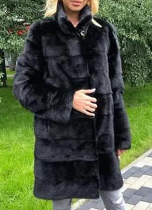 Натуральная норковая шуба поперечная, автоледи, трансформер