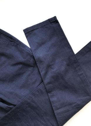 Темно-сині брюки штани burberry brit бавовна коттон7 фото