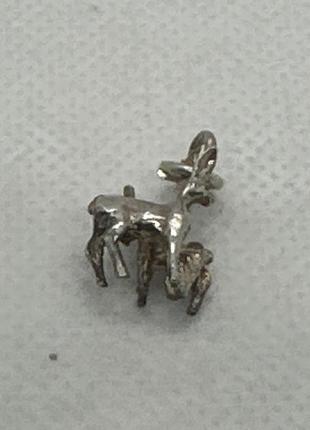 Кулон миниатюра винтаж серебро 925