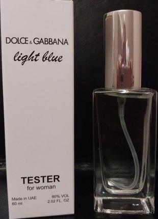 Dolce gabbana light blue pour femme 
тестер2 фото