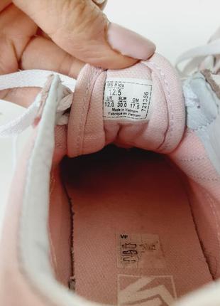 Кросівки на дівчинку vans р. 28-29 (18,5 см) натуральна замша кеди2 фото