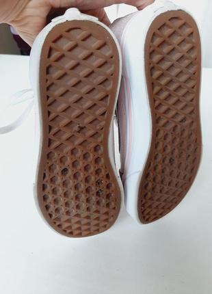 Кросівки на дівчинку vans р. 28-29 (18,5 см) натуральна замша кеди6 фото