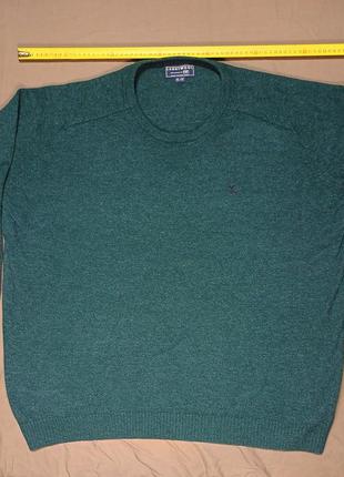 Плечі 70 см lambswool  designed by f&f світшот  темнозелений 
size 3xl 100% lambswool