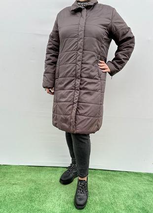 Подовжена куртка,пальто