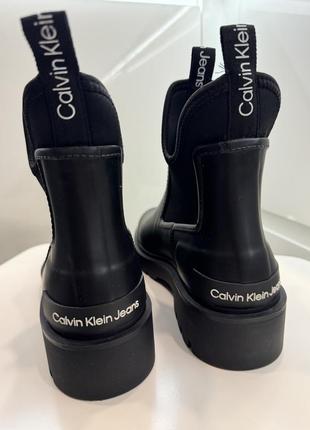 Женские резиновые челси calvin klein jeans, 39р