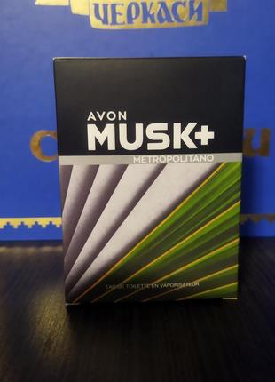 Туалетная вода для мужчин musk metropolitano