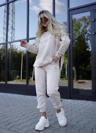 Костюм замшевый