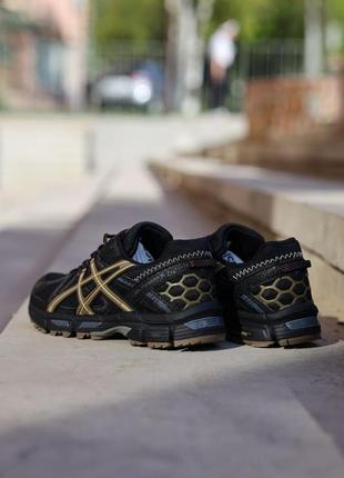 Мужские кроссовки asics gel kahana 8 black/gold4 фото