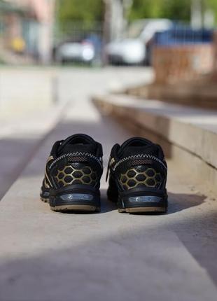 Мужские кроссовки asics gel kahana 8 black/gold6 фото